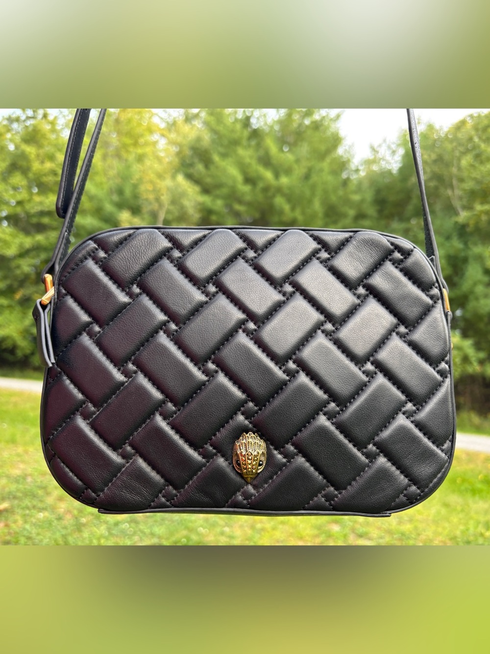 Kurt Geiger Quilted Leather Crossbody Bag